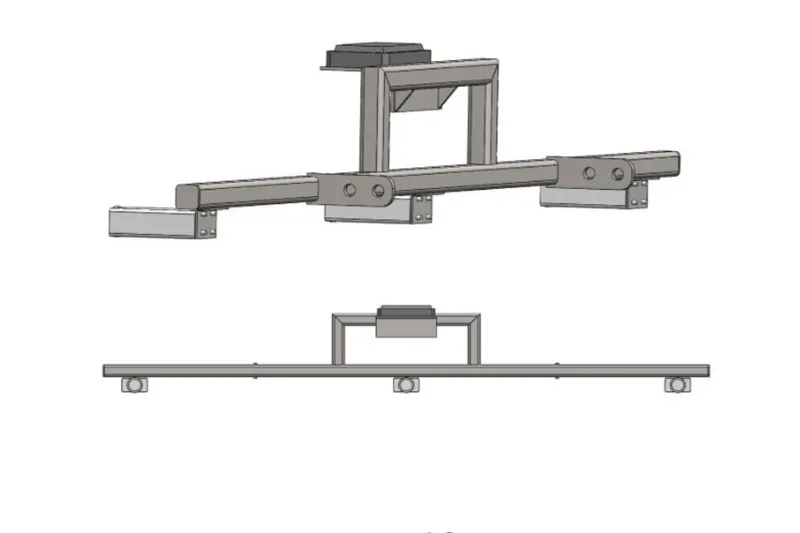 CAD views of the NextWay sensor mount